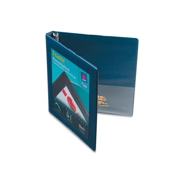 Avery Dennison Avery Framed View Binder with Gap Free Slant Rings, 1/2" Capacity, Navy Blue 68051 - main